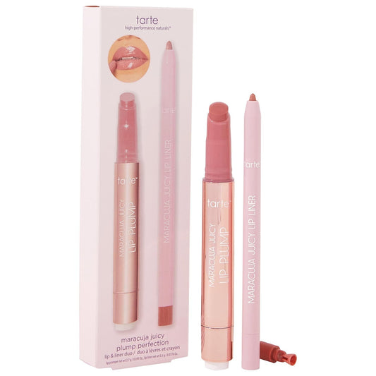 maracuja juicy lip plump perfection hydrating lip gloss & liner duo
